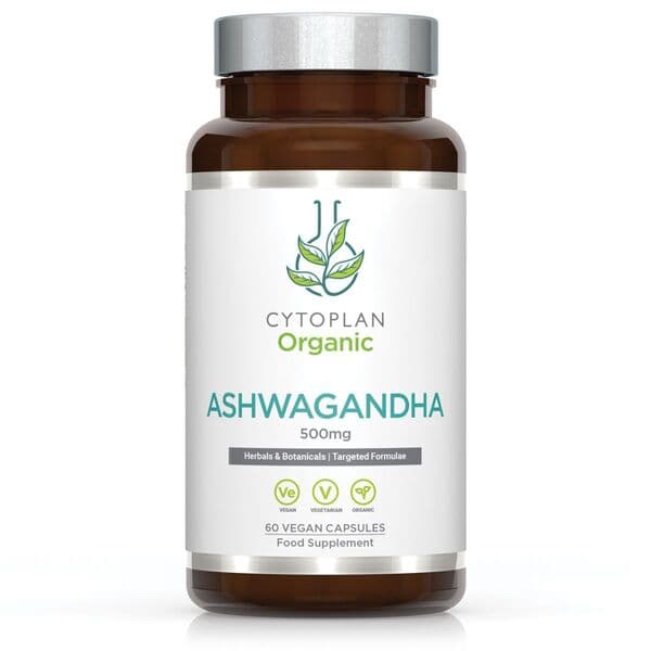 Cytoplan Ashwagandha 60 wegetariańskich kapsułek – Cytoplan packaging