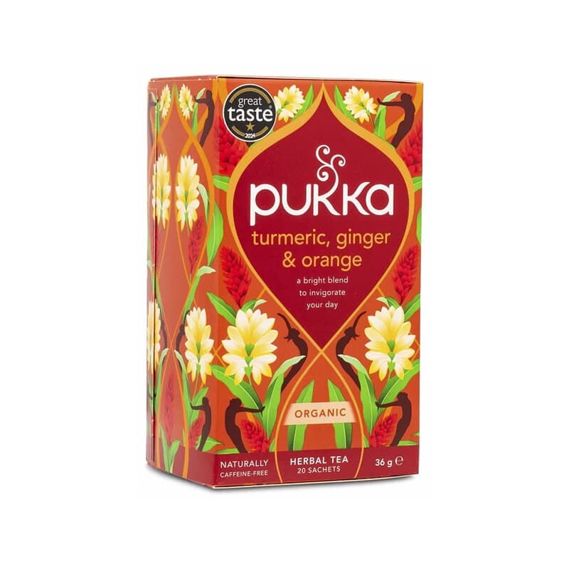 Te Turmeric Active 20 påsar | Pukka – Pukka förpackning