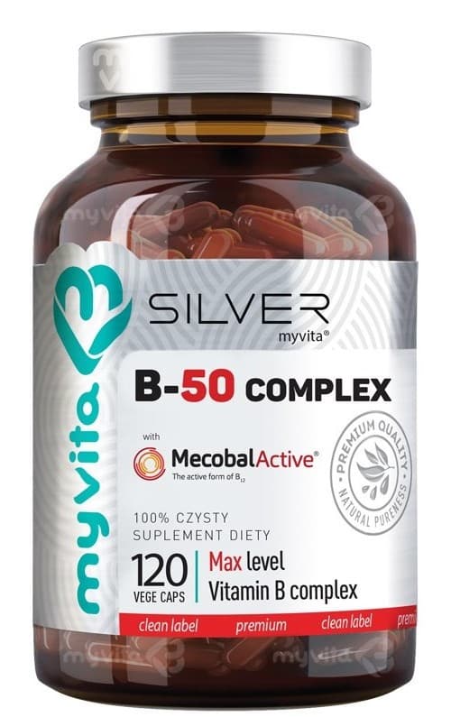 MyVita Vitamin B-50 Complex Max – MyVita packaging