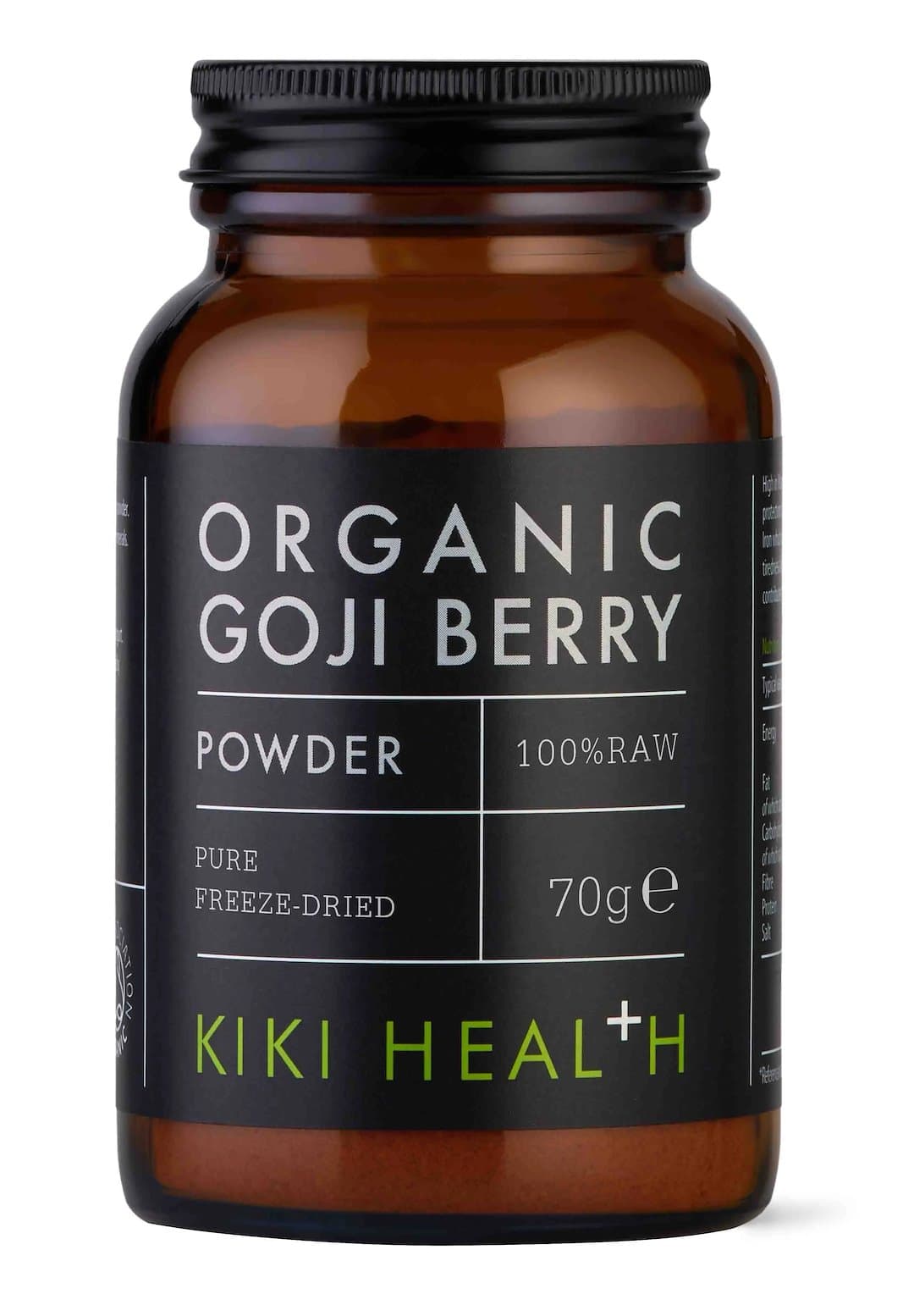 KIKI Health Goji Berry Organic 70 g - Ekologiskt gojibärspulver
