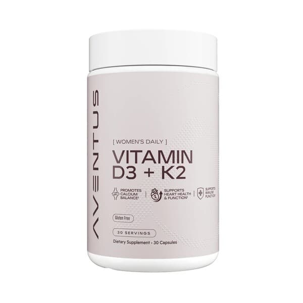 Aventus - Vitamin D3 + K2 - 30 kapslar – Aventus förpackning