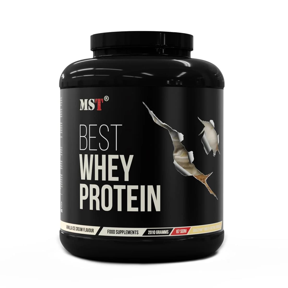 MST - Best Whey Protein – MST förpackning