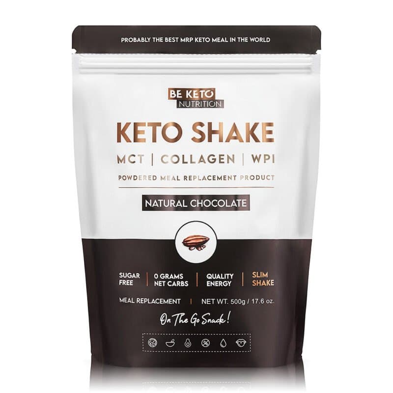 BeKeto Diet Keto Shake – Naturalna Czekolada 500g | BeKeto – BeKeto förpackning