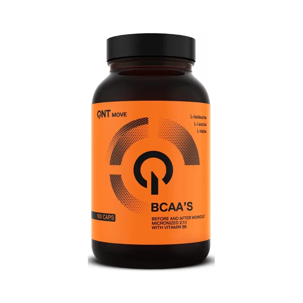 QNT Life BCAA Standard 100 cápsulas – QNT empaque