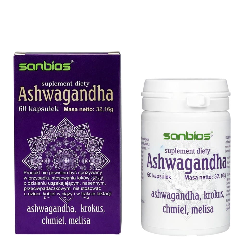 Sanbios - Ashwagandha - 60 kapslar