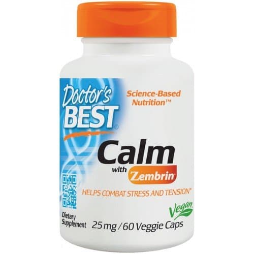 Doctor's Best - Calm-Z With Zembrin - 60 Vcaps – Doctor's Best förpackning