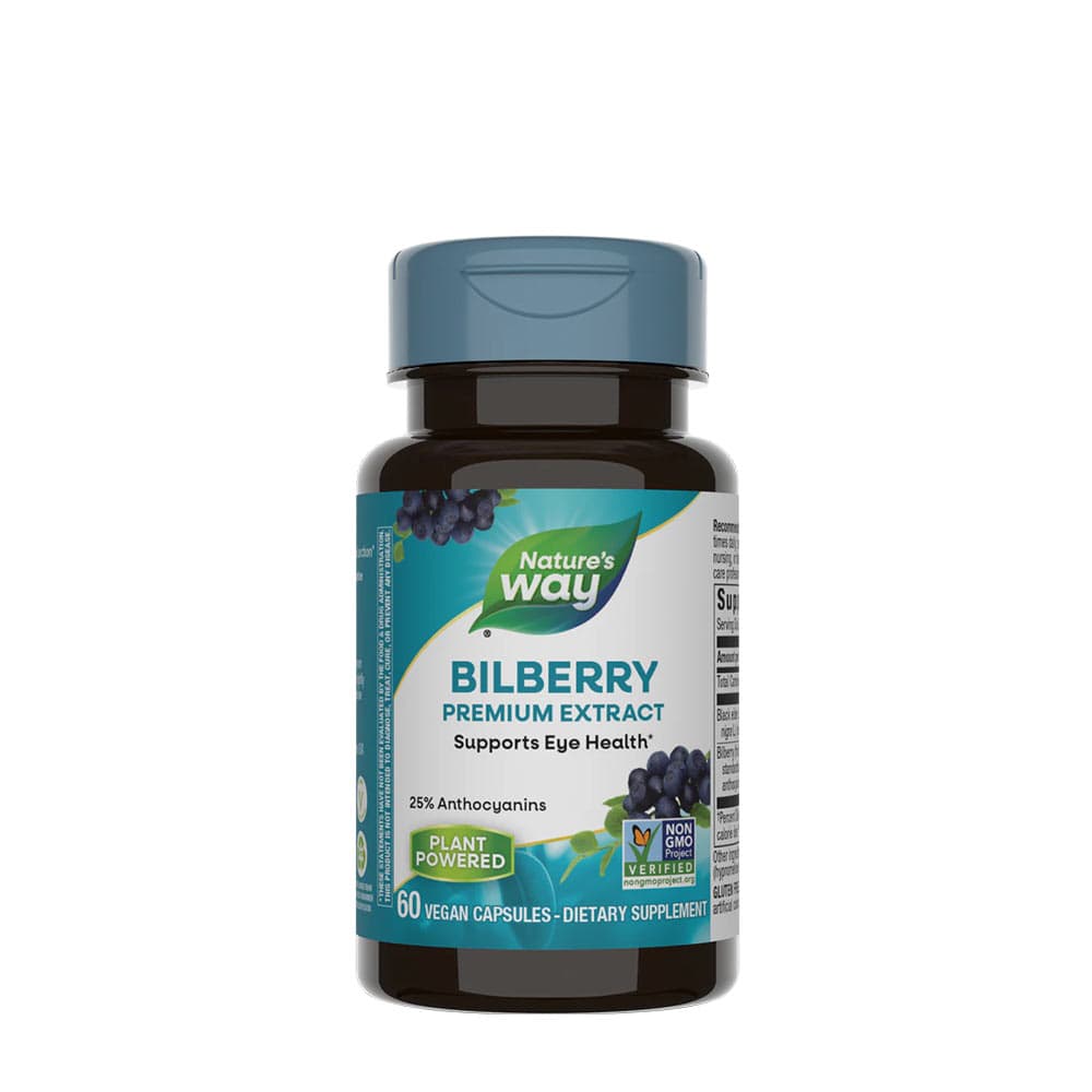Nature's Way - Bilberry Premium Extract - 60 capsules