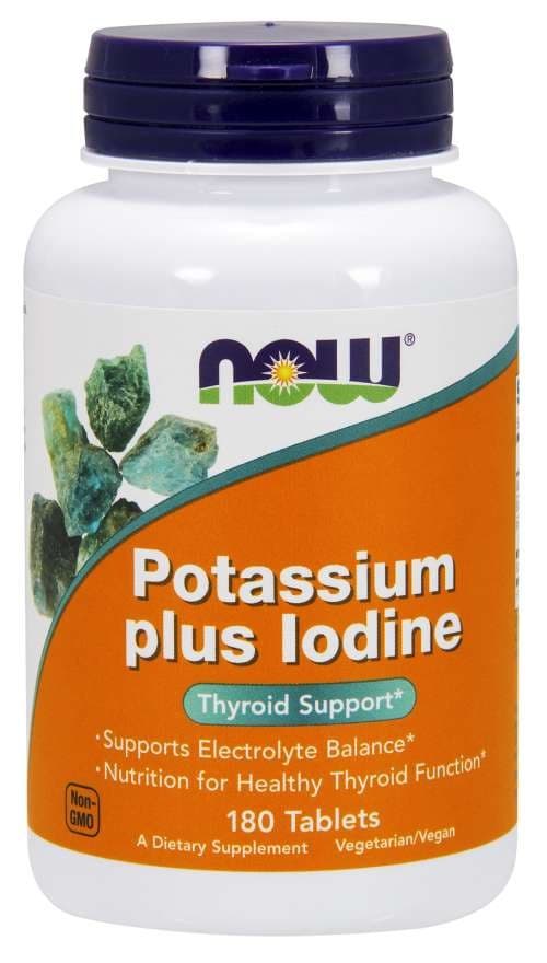 NOW Foods - Potassium plus Iodine 90 capsules – NOW Foods packaging