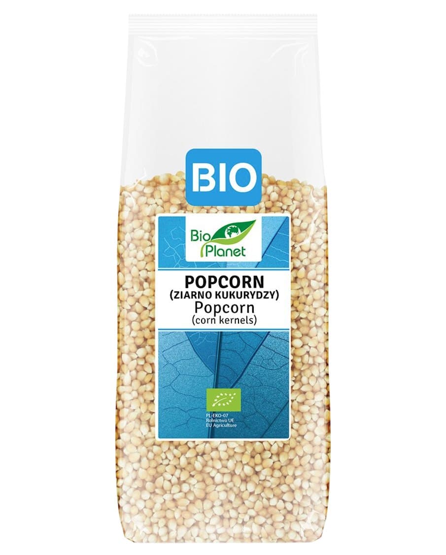 Bio Planet - Granos de palomitas ecológicas 400g – Bio Planete empaque