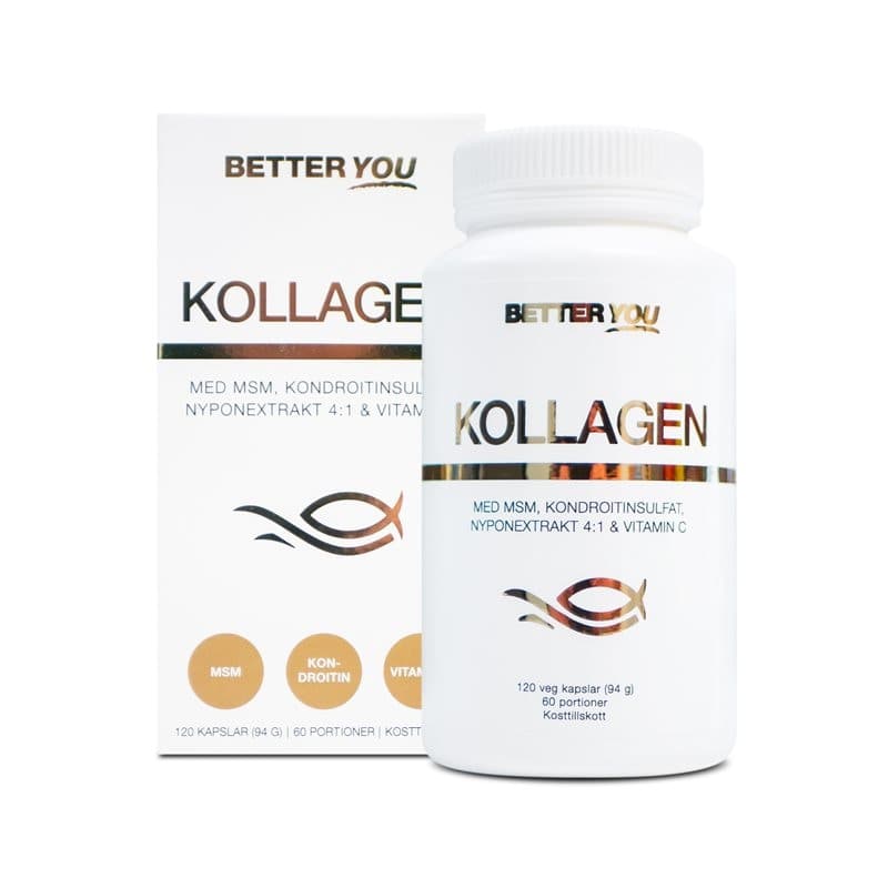 Better You Premium Colagénio 120 cápsulas – Better You embalagem
