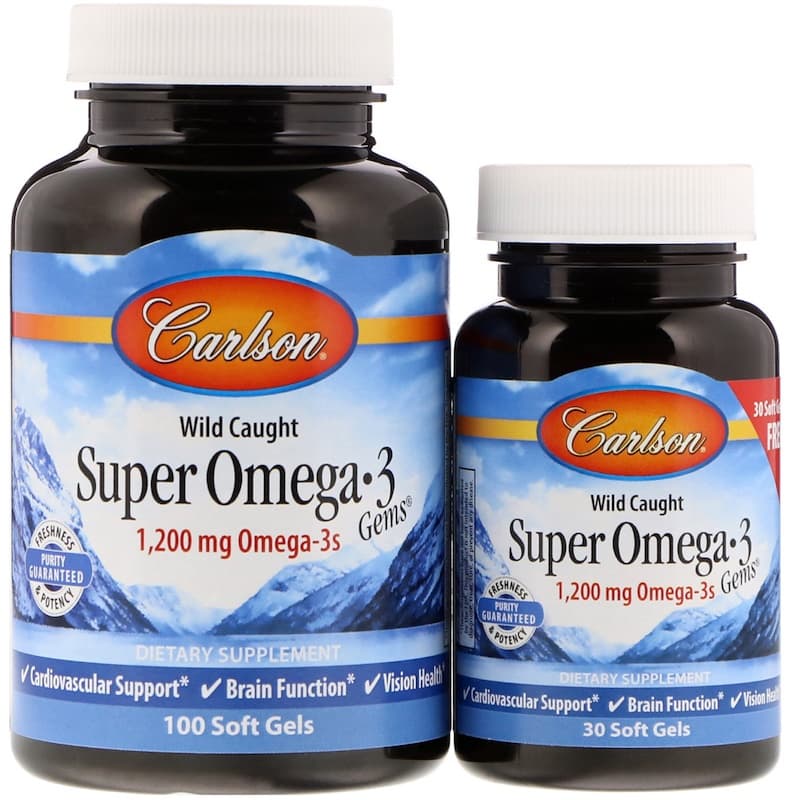 Carlson Labs Norwegian Super Omega-3 Gems – Carlson Labs packaging