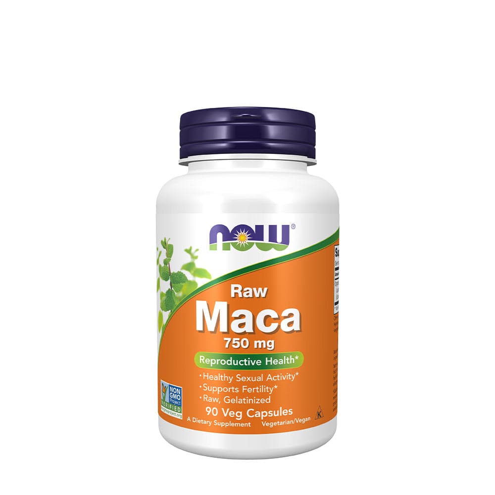 NOW Foods Maca 6:1 Concentrate 750mg Raw - 90 kapslar
