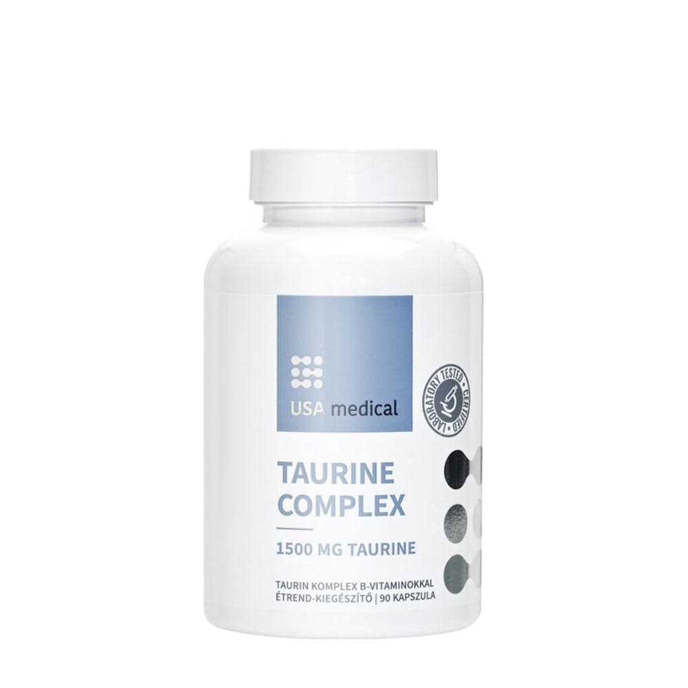 Usa Medical Taurine Complex - 1500 mg - 90 capsules – Usa Medical emballage