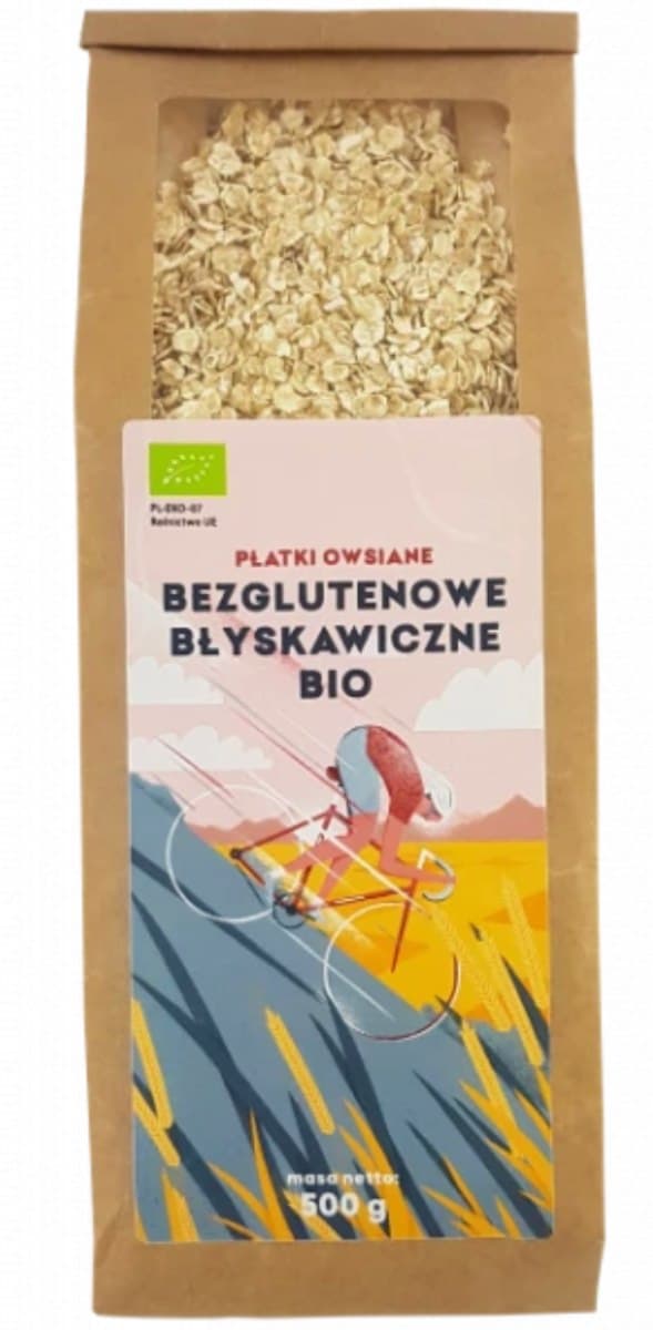 Pięć Przemian Glutenfria Snabbhavreflingor 500 g – Pięć Przemian empaque
