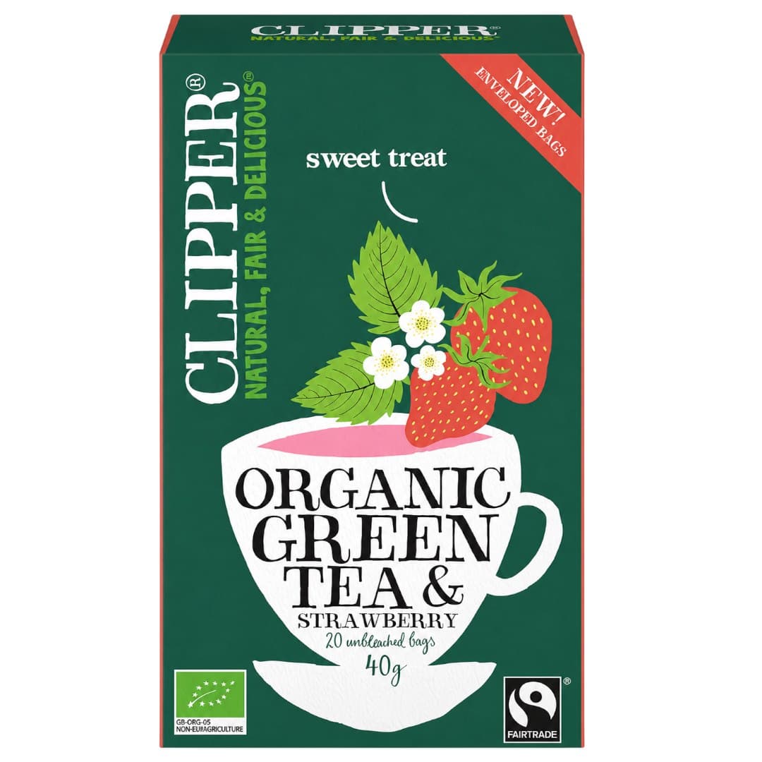 CLIPPER - Organic Green Tea – CLIPPER packaging