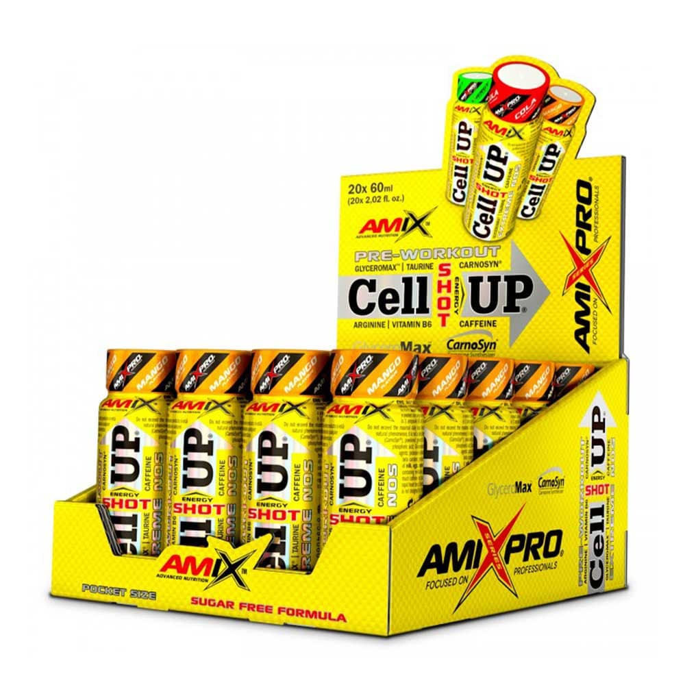 Amix CellUP Shot 60 ml – Pre-Workout Energiedrank – Amix verpakking