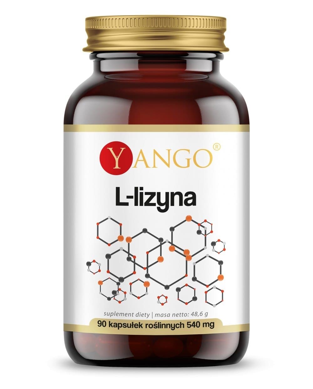 Yango L-Lizyna 1067 mg - 90 kapsułek – Yango packaging