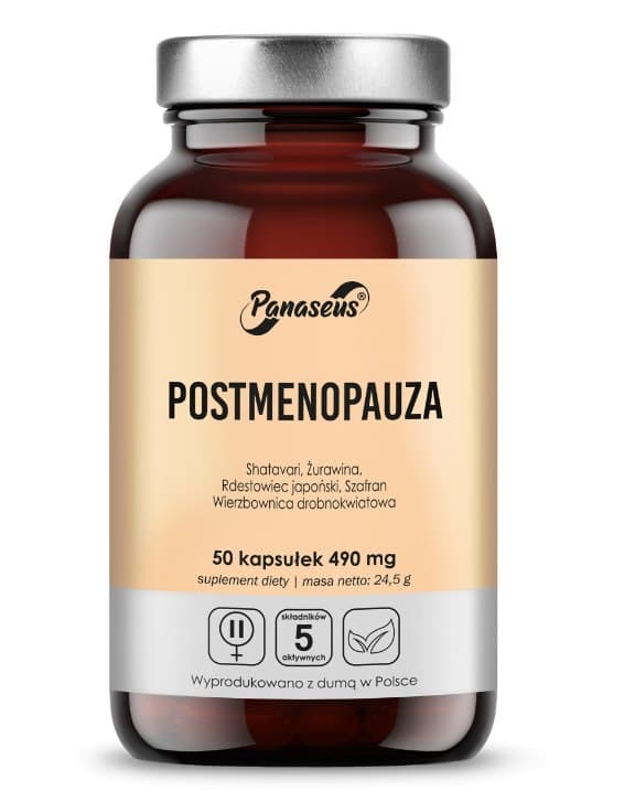 Panaseus - Postmenopause - 50 Caps – Panaseus förpackning