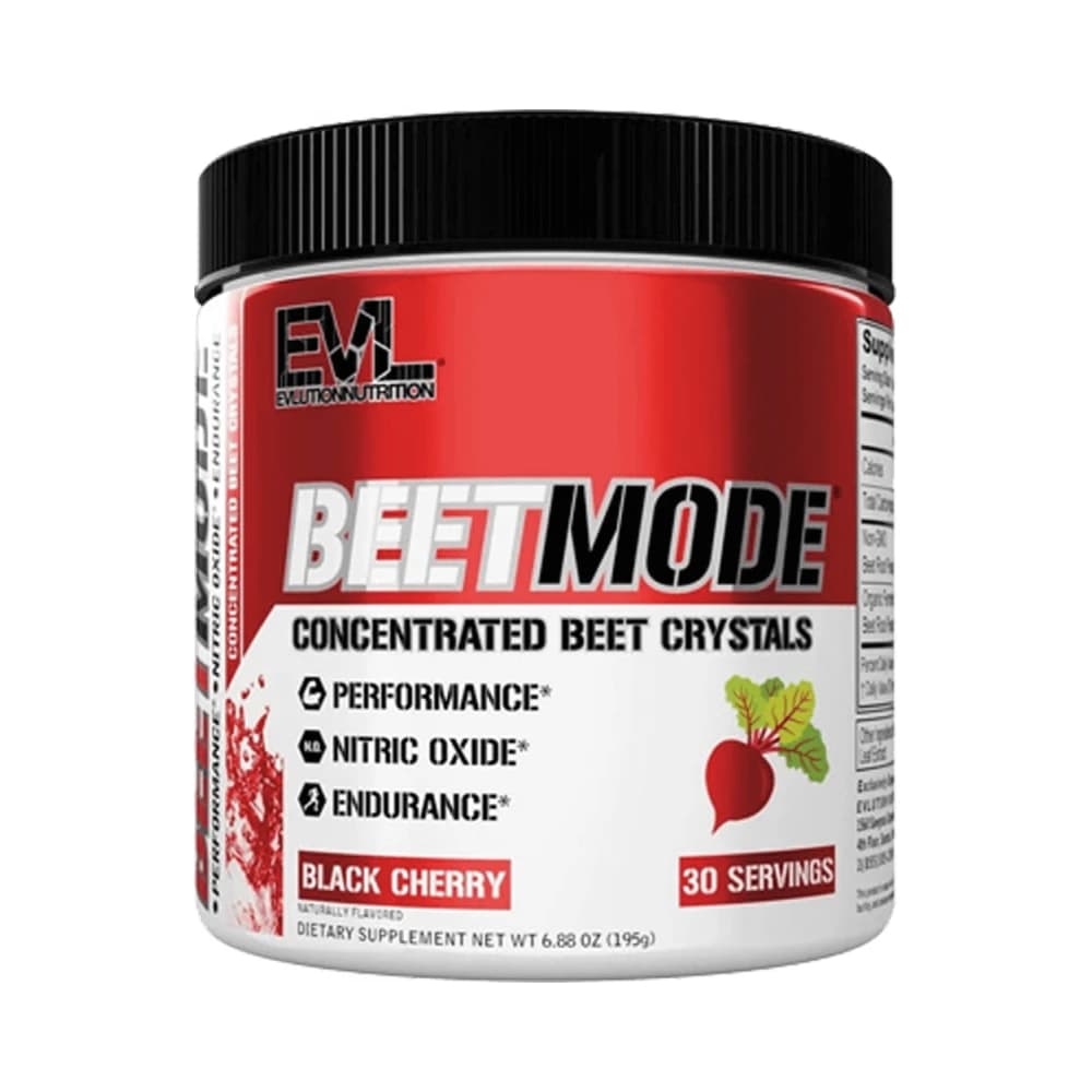 EVLution Nutrition - Beet Mode - Black Cherry - 6.88 oz – EVLution Nutrition förpackning