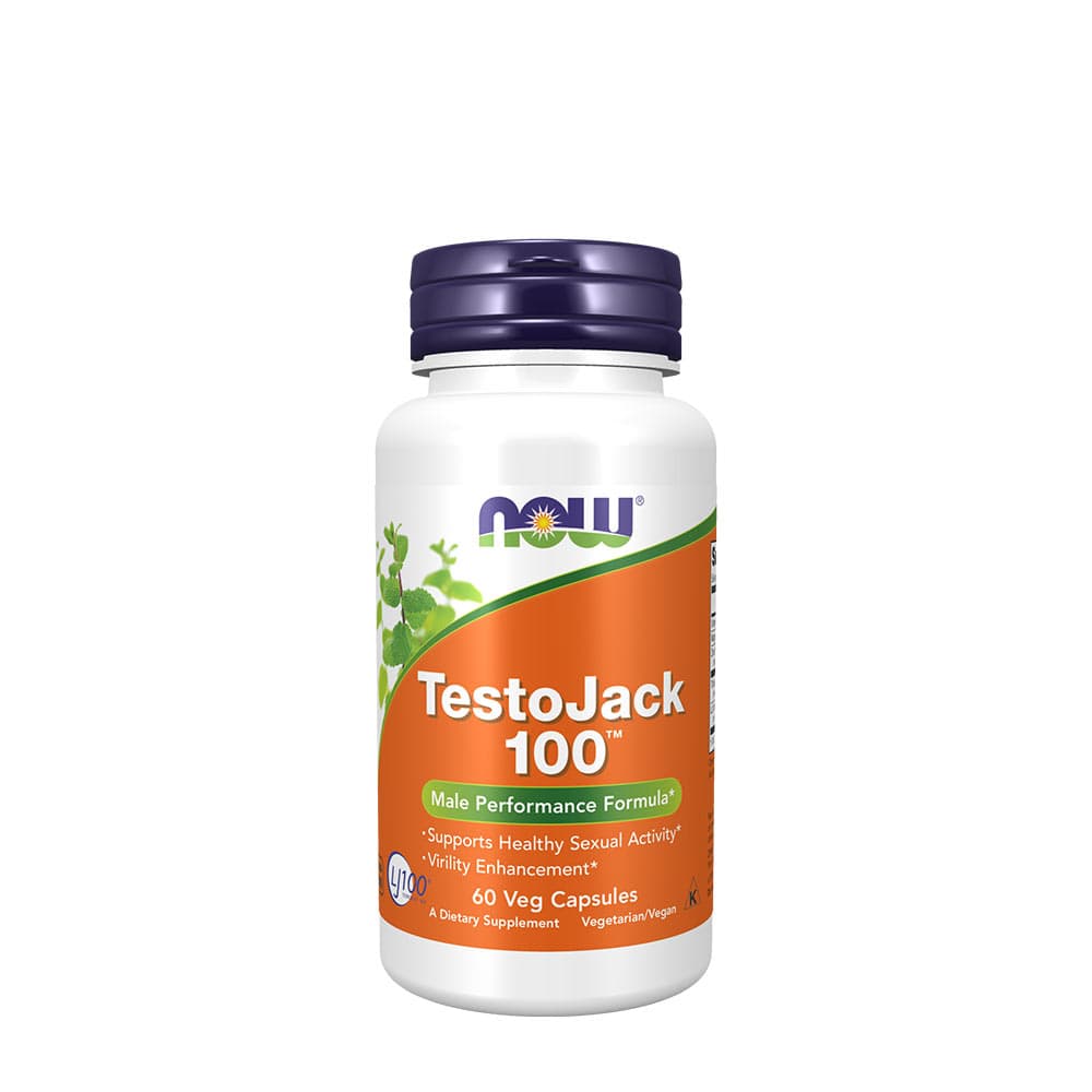 Now Foods - Testojack 100 - Fórmula de Desempenho Masculino - 60 Vcaps