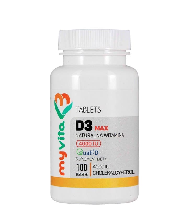 MyVita - Vitamin D3 Max 4000IU – MyVita packaging