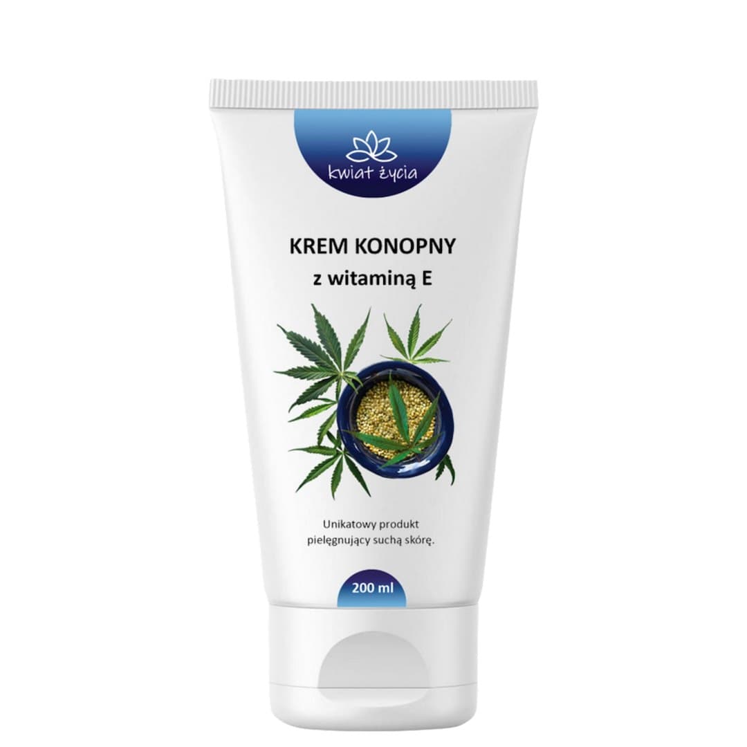 kwiat życia - Hemp Cream with Vitamin E