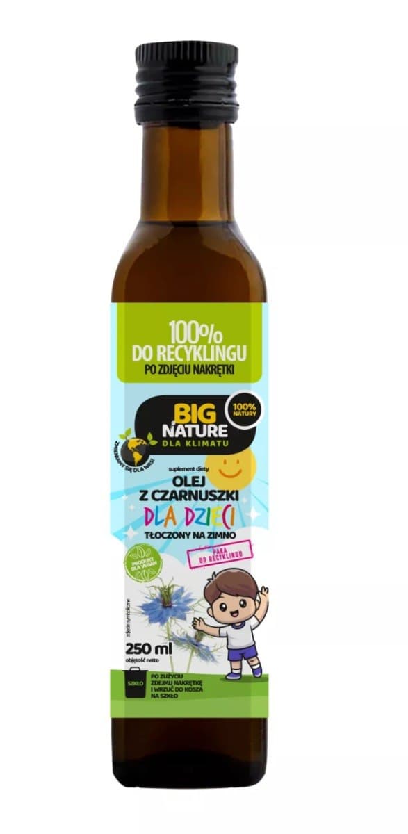 Big Nature Olio di Nigella sativa spremuto a freddo 250ml – Big Nature packaging