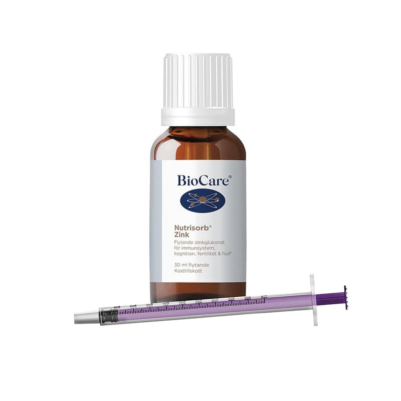 Zinc Nutrisorb 30ml | BioCare – BioCare packaging