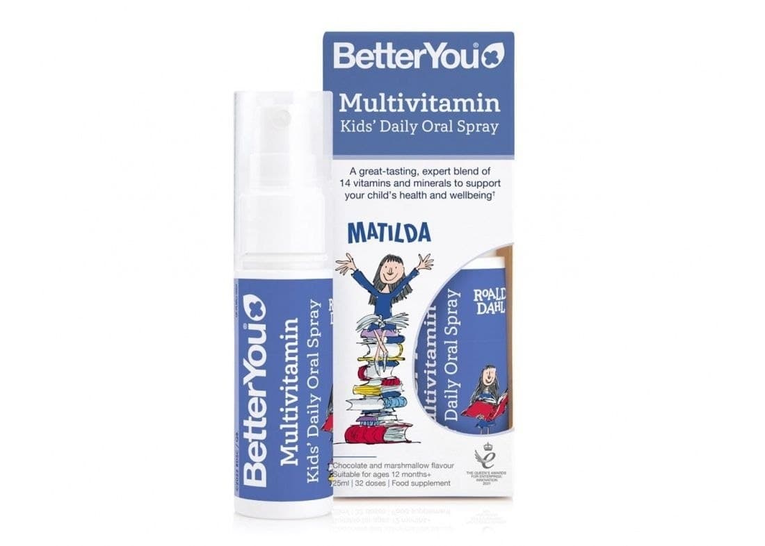 Better You - Multivitamin Kids' Daily Oral Spray 25ml – Better You förpackning