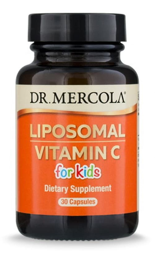 Dr. Mercola - Liposomal Vitamin C For Kids - 125 mg - 30 Capsules – Dr. Mercola packaging