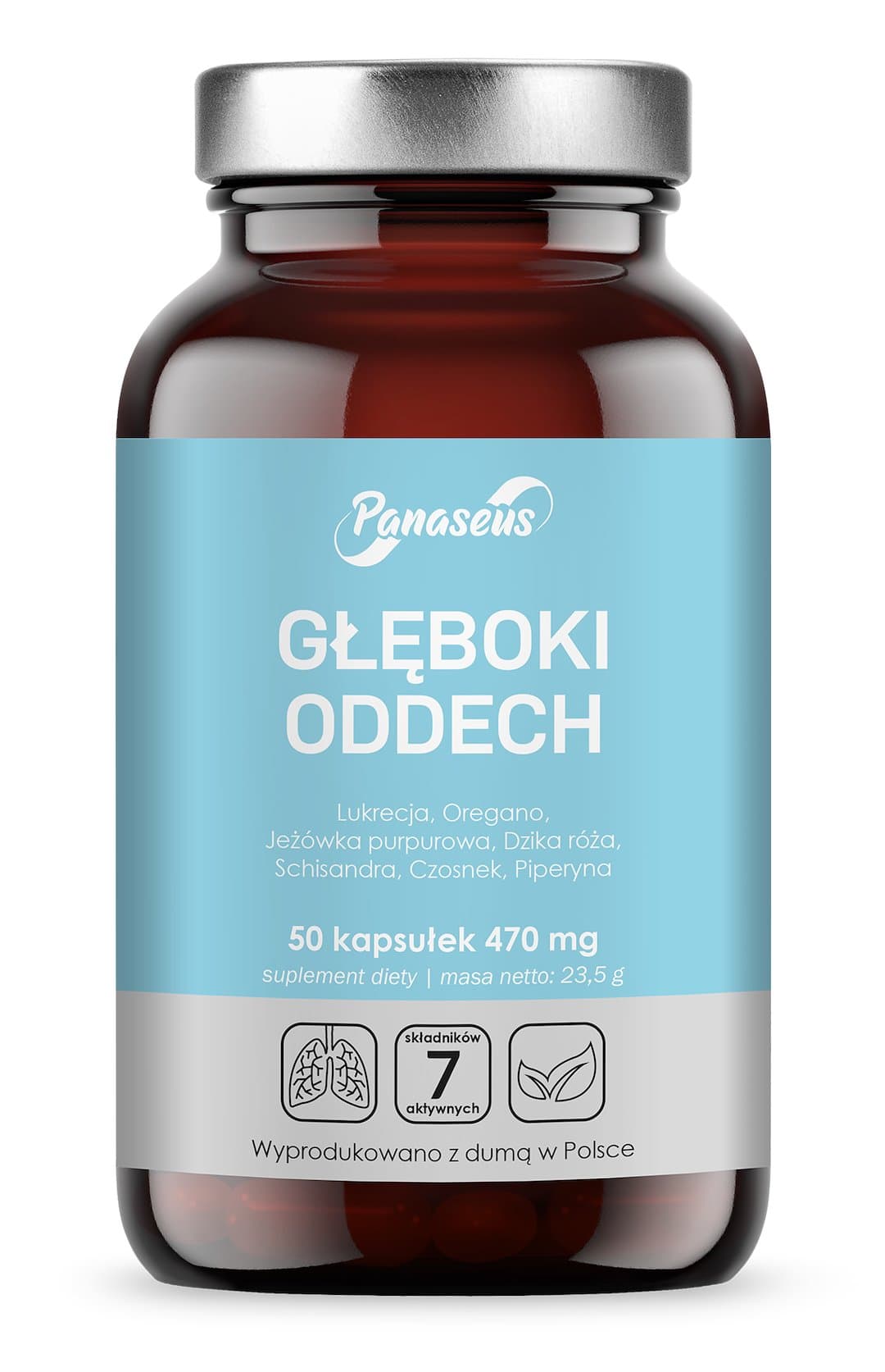 Panaseus - Deep Breath - 30 Giorni - 50 capsule – Panaseus packaging