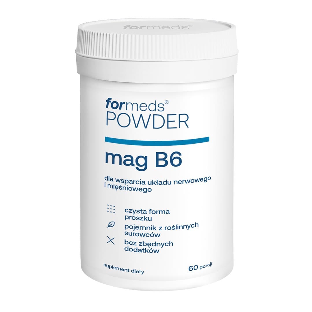 FORMEDS - POWDER mag B6 (55,8 g) – FORMEDS förpackning