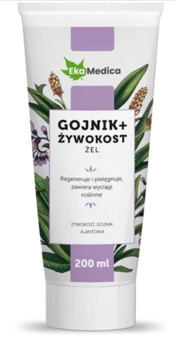 EkaMedica Gojnik + Żywokost Gel 200ml – Eka Medica Verpackung