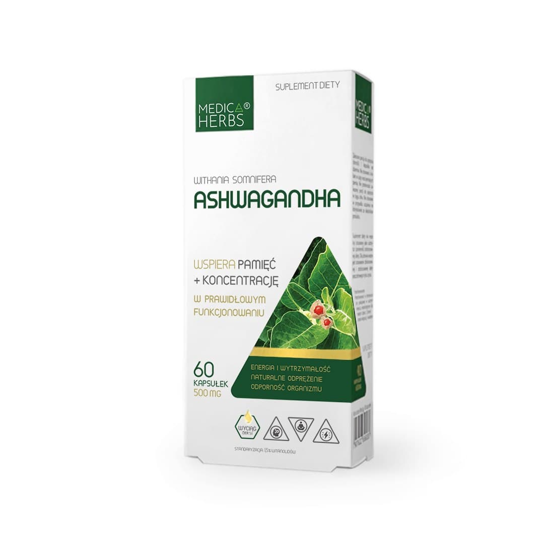 Medica Herbs - Ashwagandha - 60 cápsulas