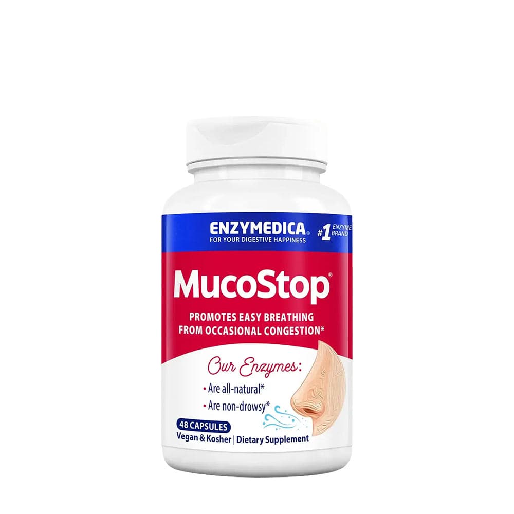 Enzymedica - Mucostop - Supporto respiratorio – Enzymedica packaging