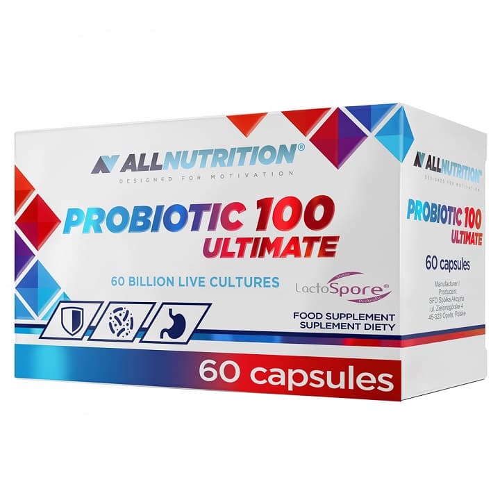 Allnutrition Probiotic 100 Ultimate 60 capsule – Allnutrition confezione