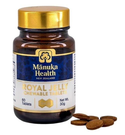 Manuka Health - Royal Jelly Gummies Tabs - 60 kauwtabletten, 30g – Manuka Health verpakking