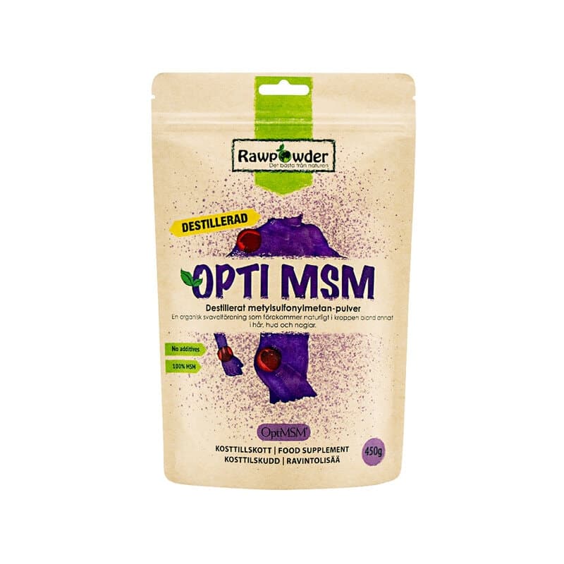 OPTI MSM 450g | Rawpowder – Rawpowder confezione