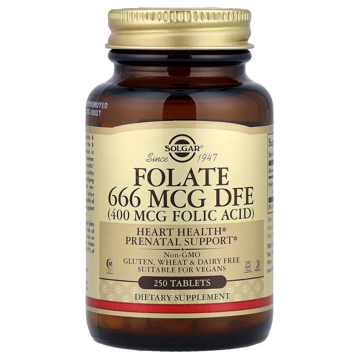 Solgar - Folate 666 MCG DFE