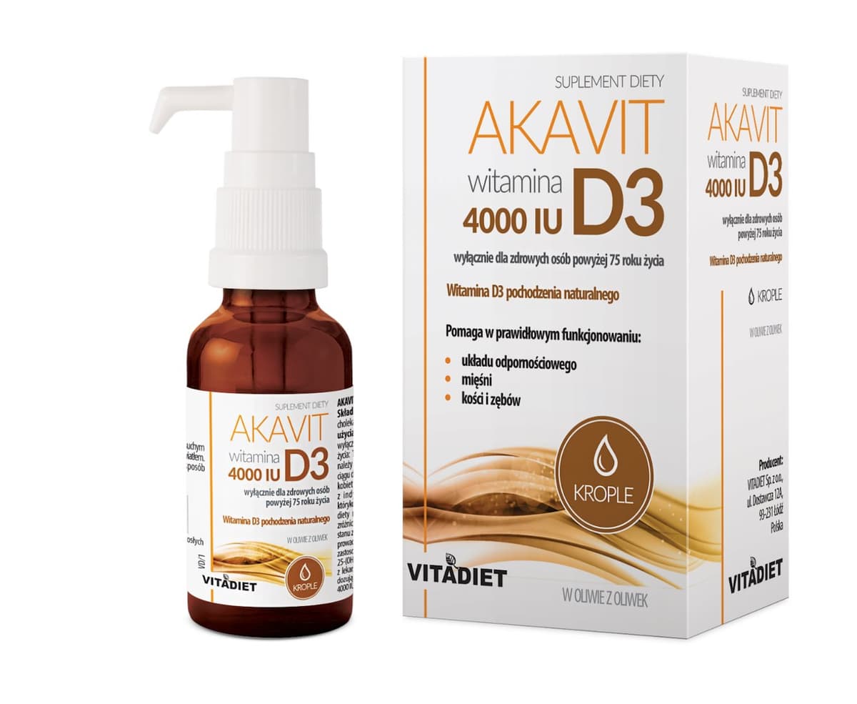 VitaDiet - AKAVIT Vitamin D3 – VitaDiet packaging