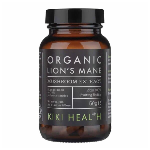 KIKI Health - Organic Lion'S Mane Mushroom Extract – Kiki Health förpackning