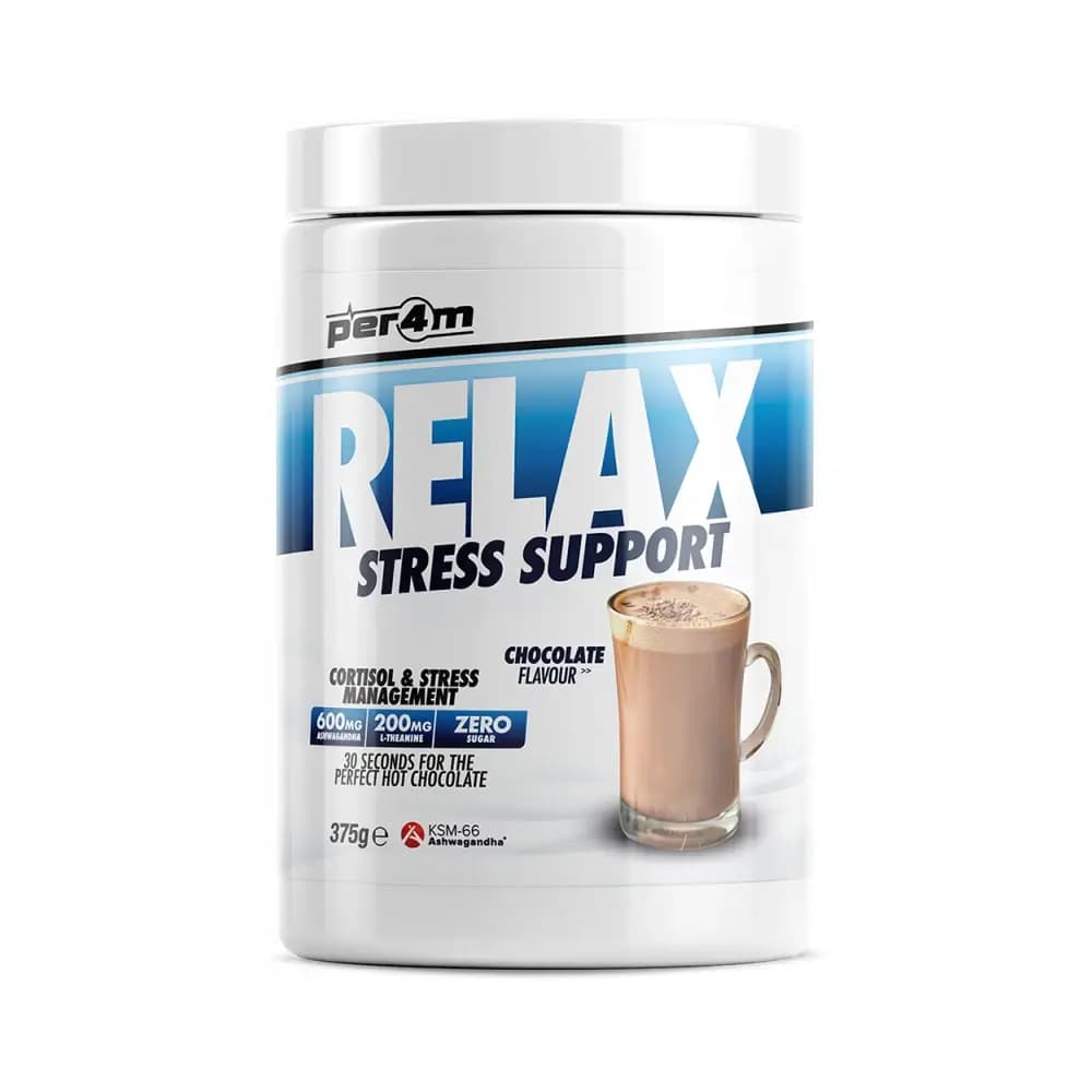 Per4M Relax Stress Support Hot Chocolate 375g – Per4m opakowanie
