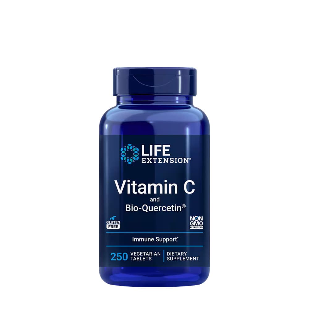 Life Extension Vitamin C And Bio-Quercetin 1000 mg – 250 Vegetarian Tablets