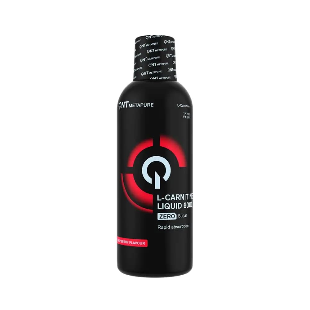 Qnt Life Metapure L-Carnitine Liquid 6000 – Sabor a frambuesa – QNT empaque