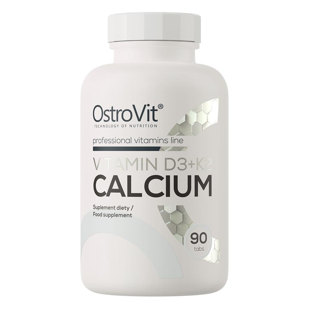OstroVit - Vitamin D3 + K2 Calcium - 90 tabletter – OstroVit förpackning