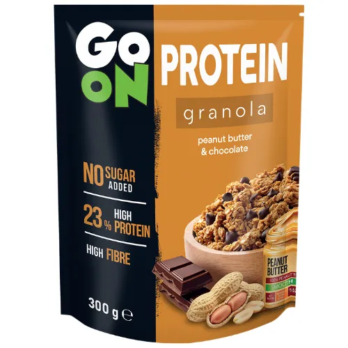 San Protein Granola Jordnötssmör & Choklad 300 g – San emballage