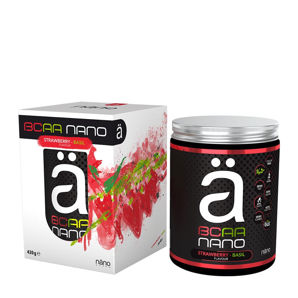 Nanosupps BCAA Nano Pulver 300 g – Nanosupps förpackning