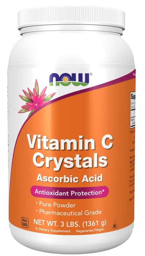 NOW Foods - Vitamin C Crystals - Ascorbinsyra - 1361g