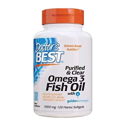 Doctor's Best Purified & Clear Omega 3 Fish Oil 1000 mg - 120 cápsulas blandas – Doctor's Best empaque
