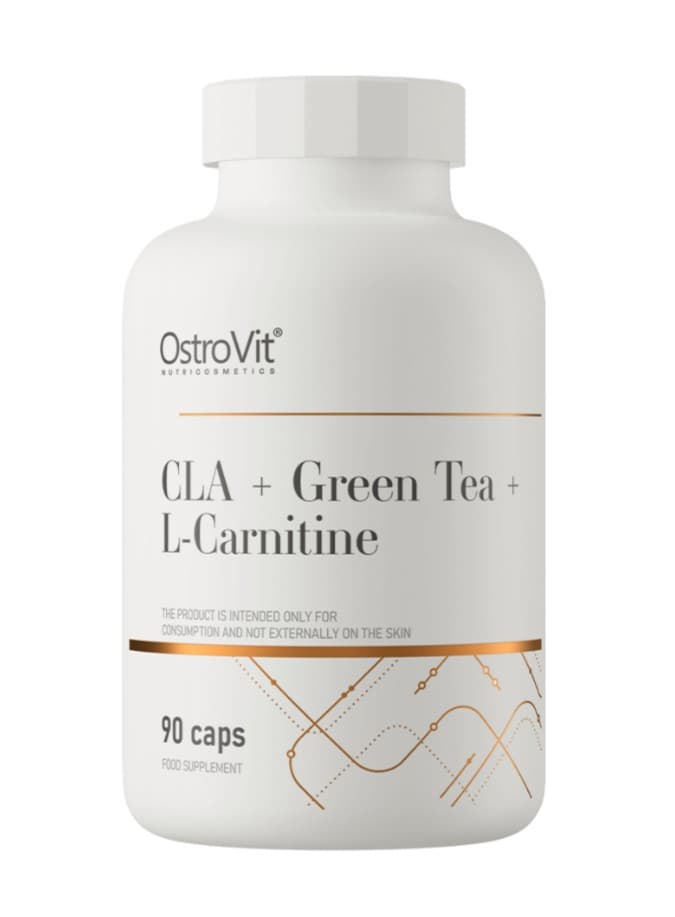 OstroVit - CLA + Green Tea + L-Carnitine - 90 kapslar – OstroVit förpackning